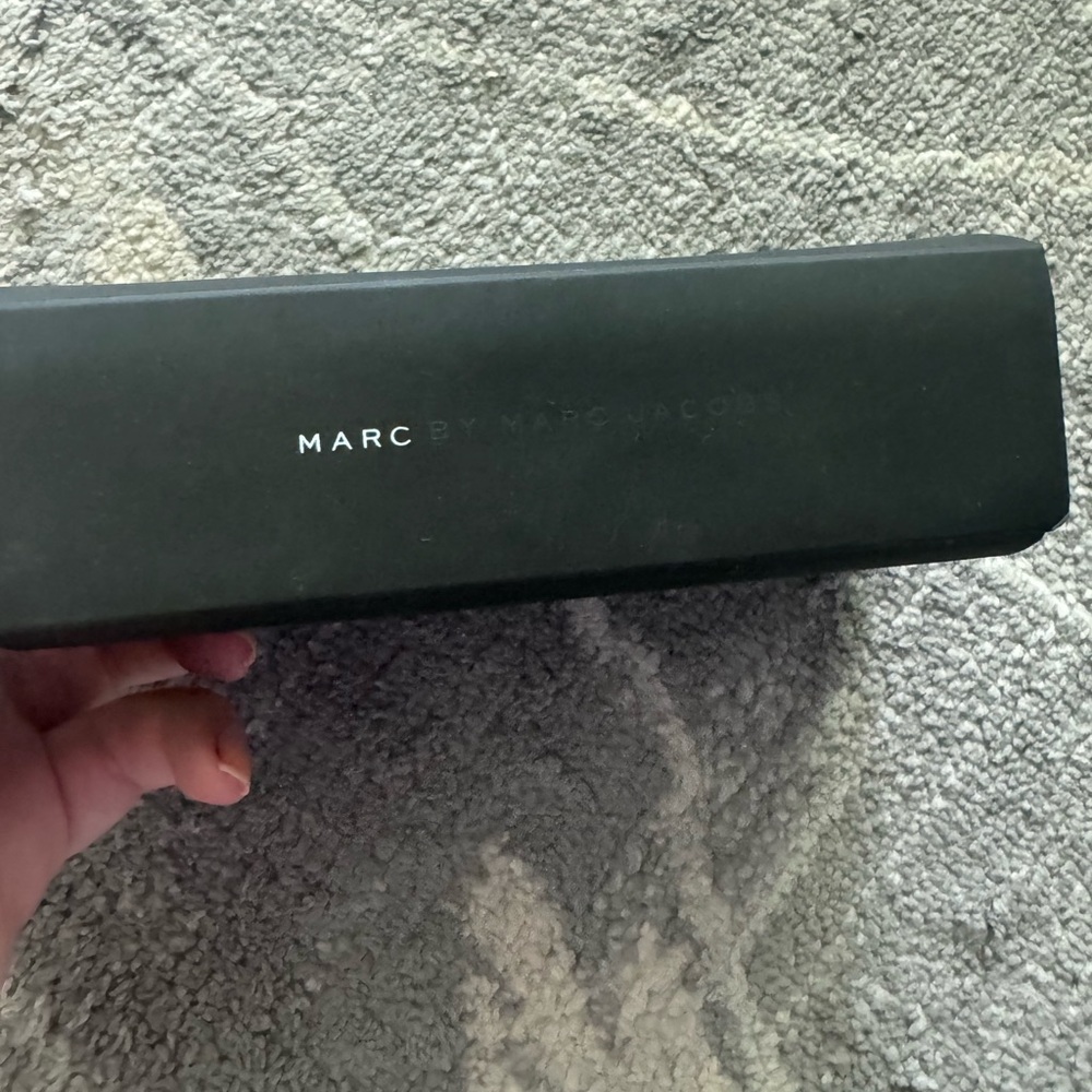 Marc by Marc Jacobs Elegant Black Matte Sunglass Case